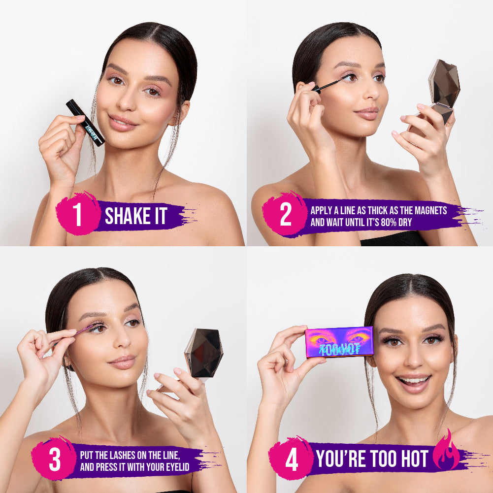 Too Dazzling Magnetic Eyelashes with 12 Magnets